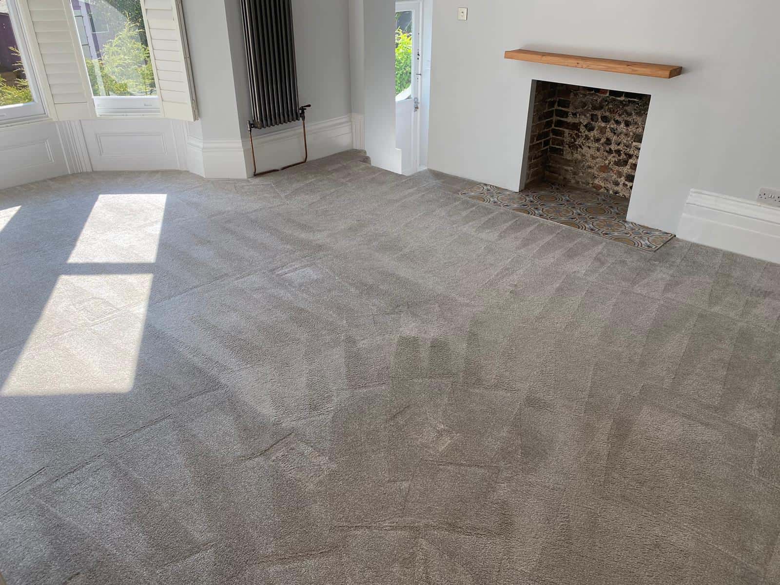 Carpet cleaned